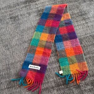 Acne Studios Vibrant Checkered  Scarf
